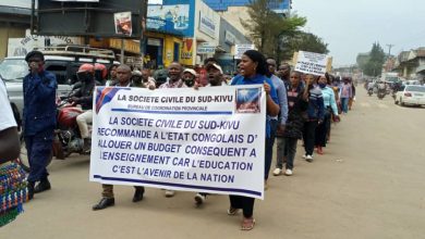 Photo of SUD KIVU : la société civile exige la reprise de cours à partir du 01 er novembre 2021