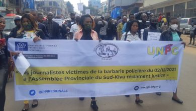 Photo of Bukavu: Meurtre d’une journaliste Afem et l’UNPC dans la rue ce mercredi 26 janvier